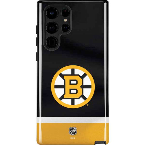 NHL Boston Bruins Jersey Galaxy S25 Ultra Impact Case